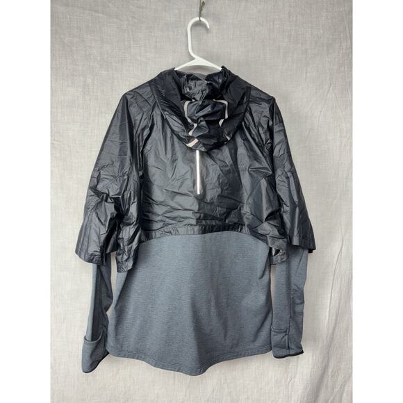 Nike Men's Large Thermal Run Division Convertible Rain Cover Long Sleeve - Picture 2 of 7